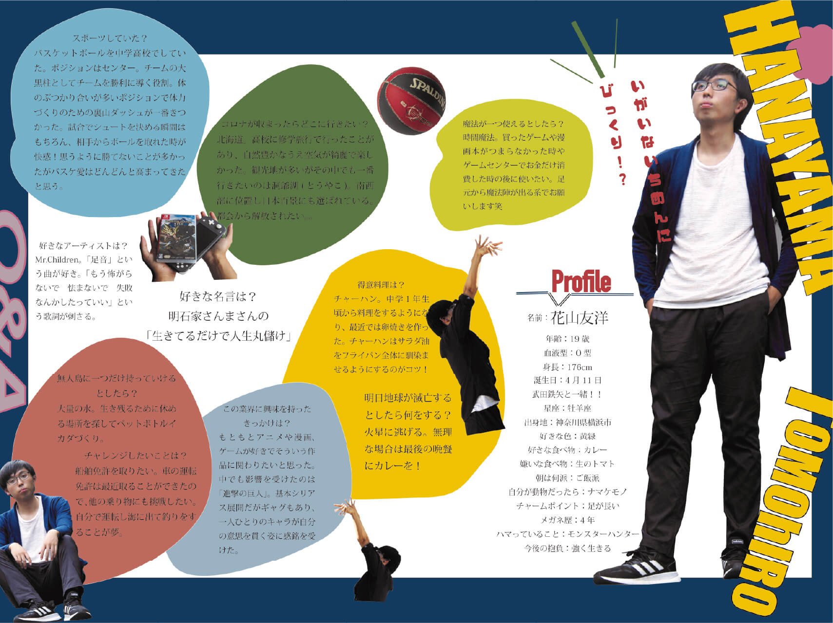 インタビュー誌面制作のイメージ