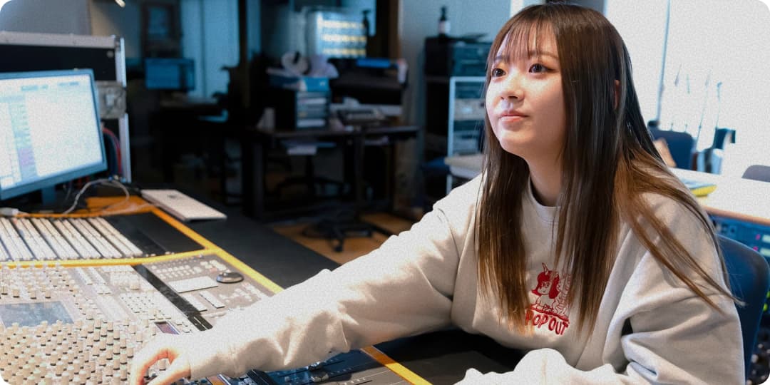 レコーディングエンジニアコースのイメージ