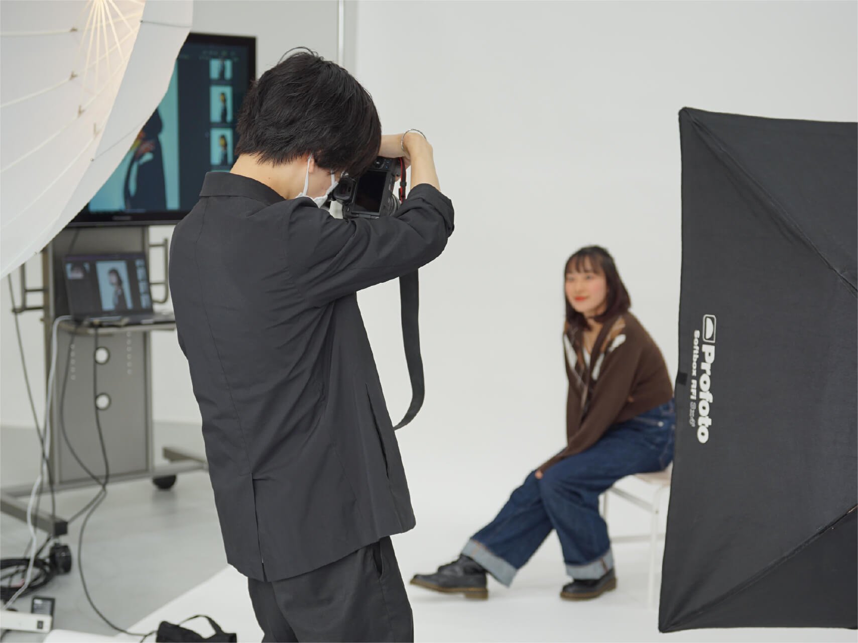 写真撮影の授業