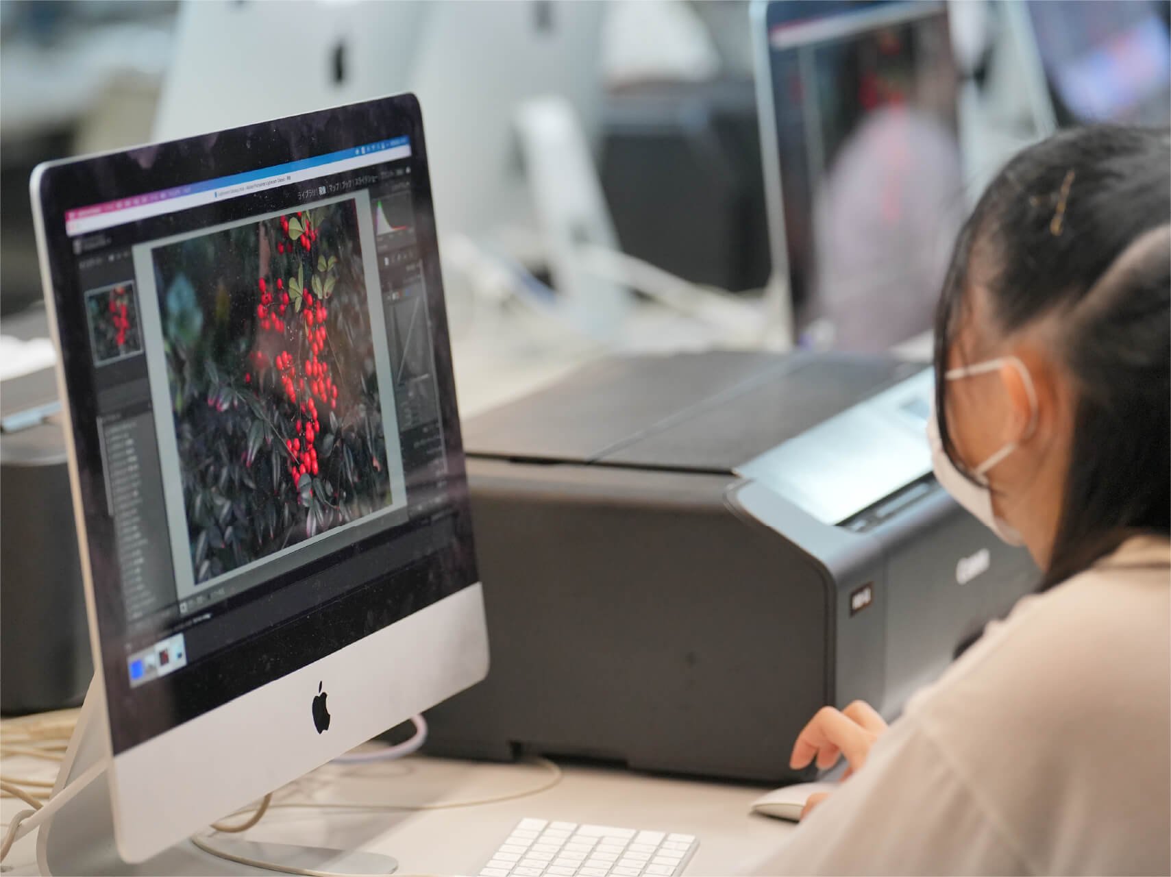 グラフィックデザインの授業